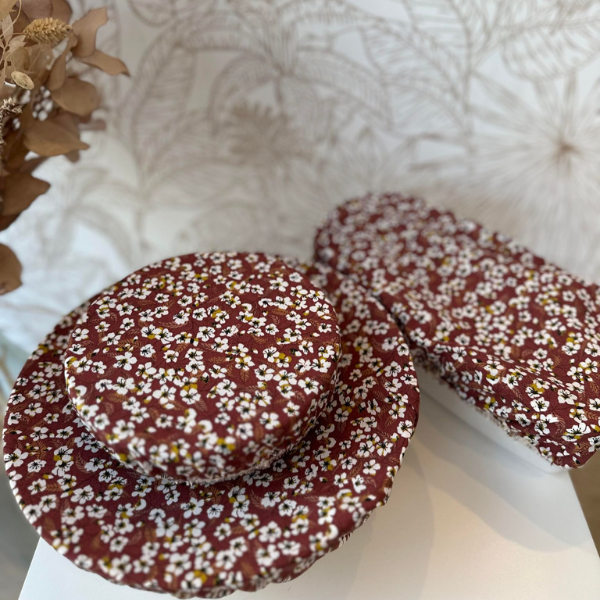 Charlotte couvre-plat "Fleurs d'Automne"