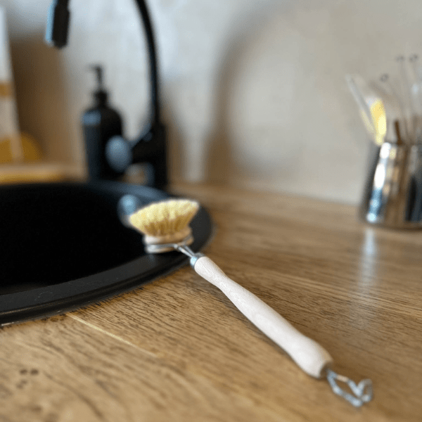 Brosse Vaisselle Écologique en Bois de Hêtre - Simplethings
