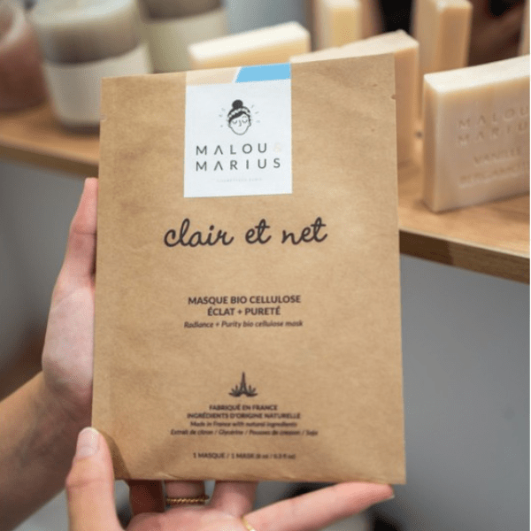 Masque visage éclat – Bio - cellulose au citron & cresson - Simplethings
