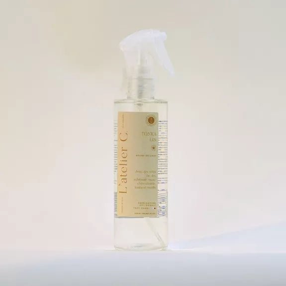Parfum textile naturel – Tonka Lin (brume linge) - Simplethings