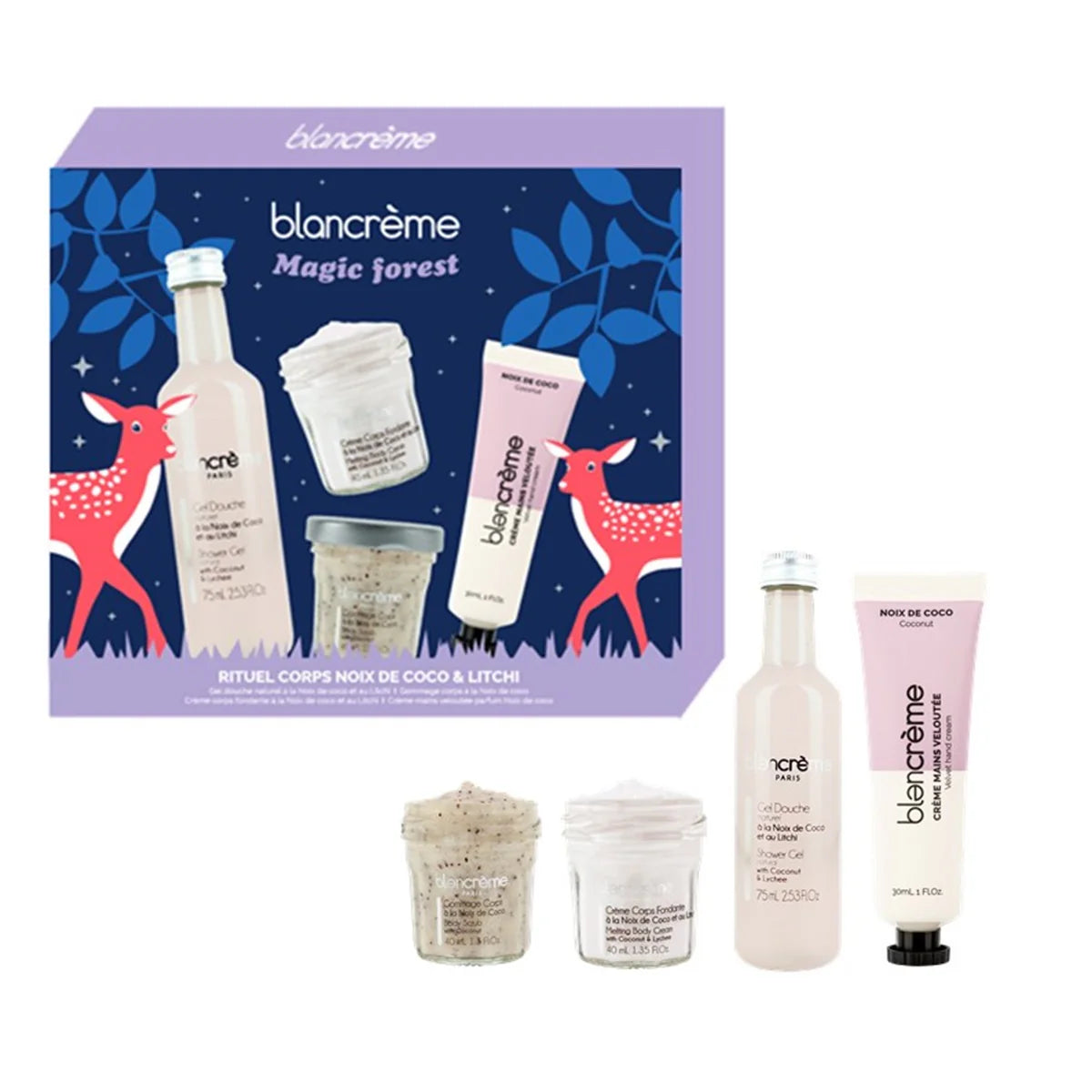 Rituel Corps Noix de Coco & Litchi – Collection Magic Forest – Blancrème