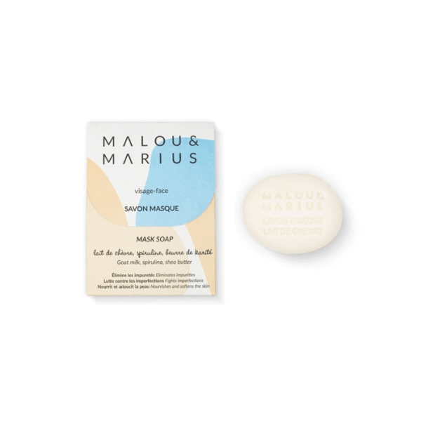 Savon visage purifiant – Lait de chèvre & spiruline - Simplethings