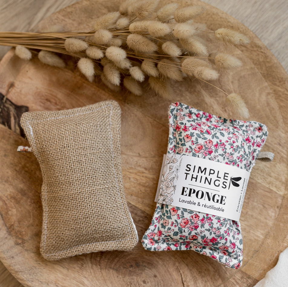 Eponge Lavable "Inspiration Liberty" - Jute