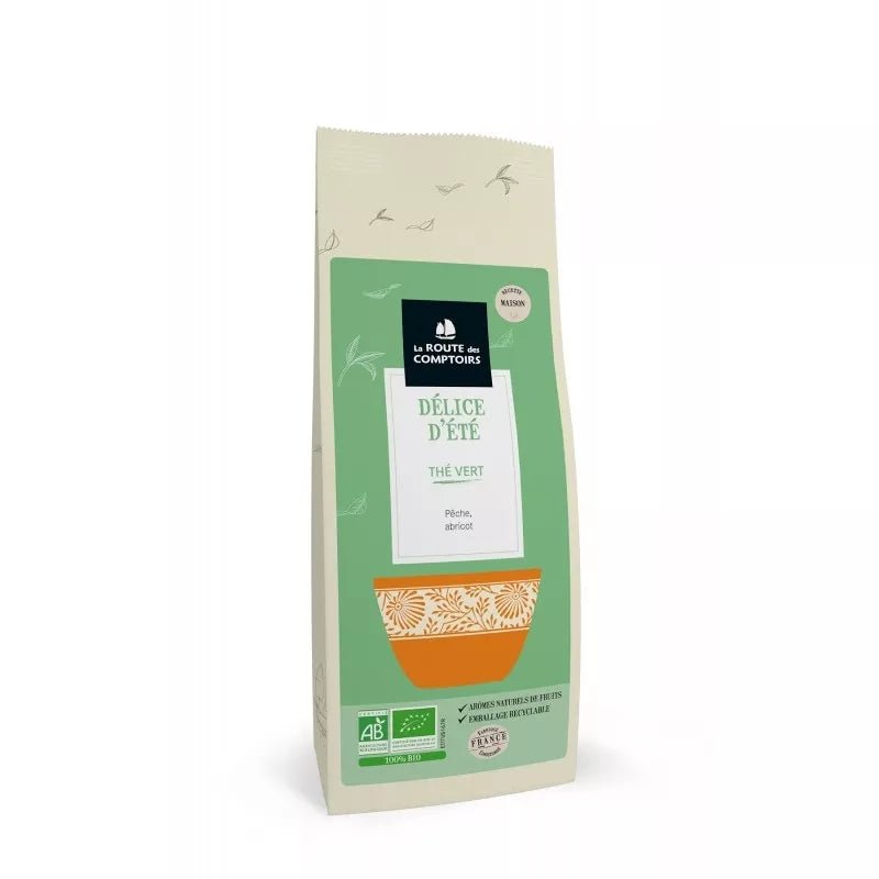 Thé vert DÉLICE D'ÉTÉ - Pêche, abricot - Simplethings
