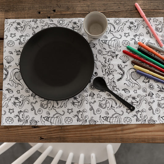Set de table à colorier - Simplethings