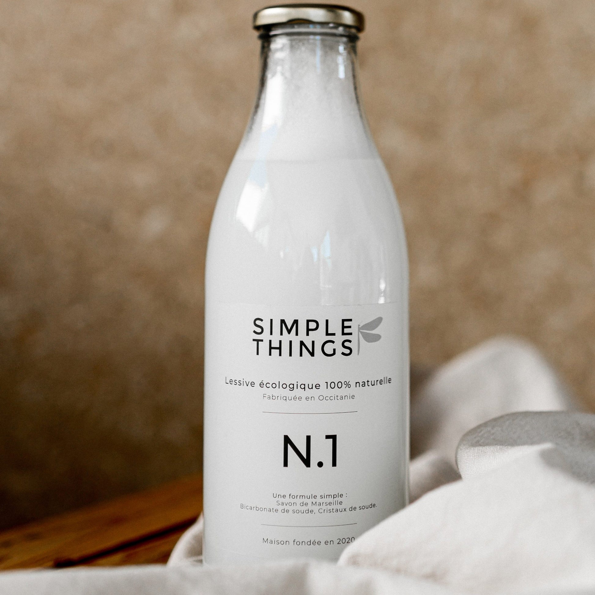 Lessive naturelle - Bouteille 1 litre - Simplethings